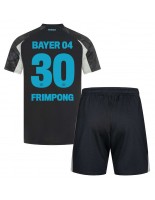 Bayer Leverkusen Jeremie Frimpong #30 Tredjedraktsett Barn 2024-25 Korte ermer (+ bukser)